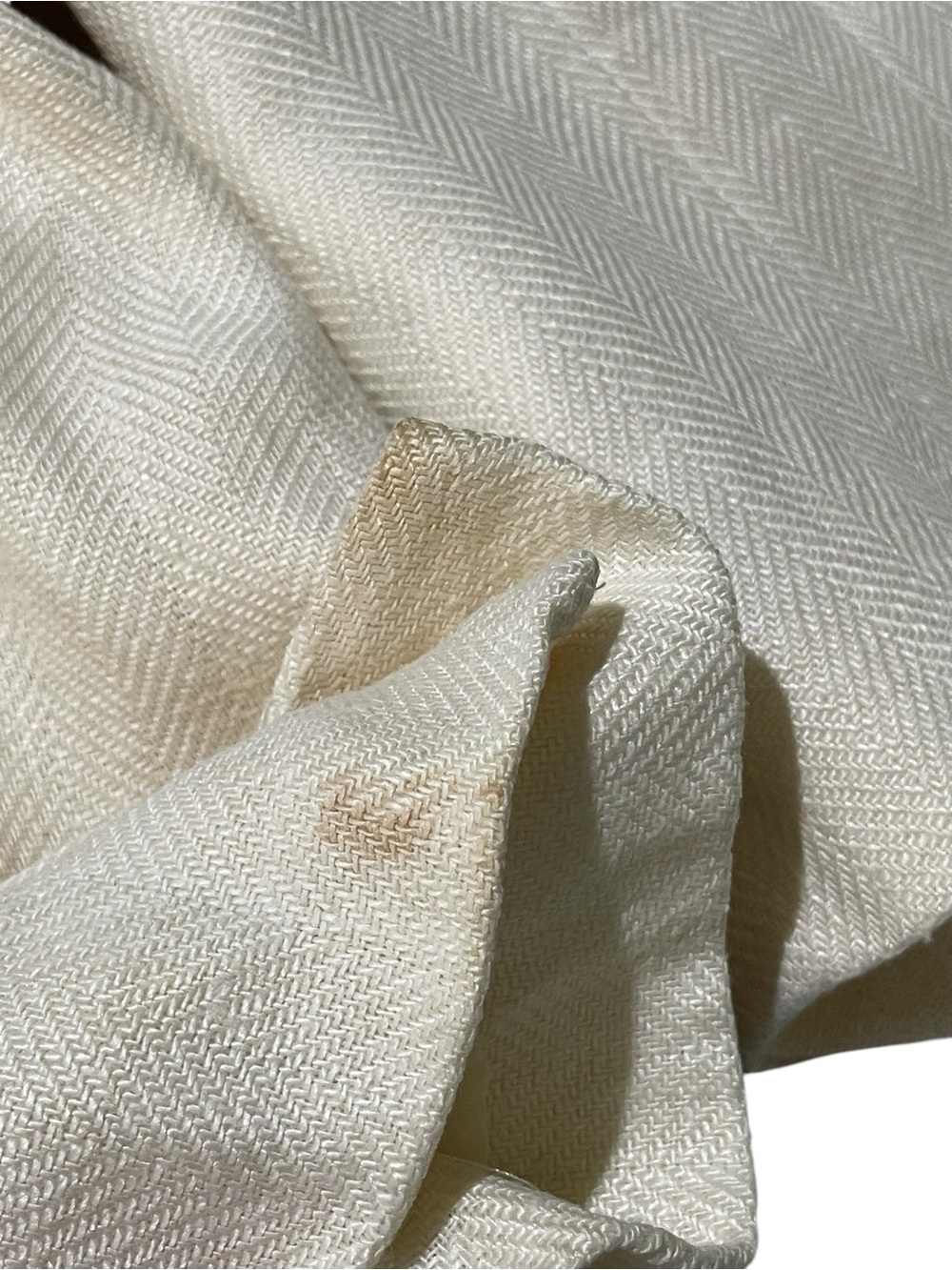 RALPH LAUREN Cream Linen Shoulder Pad Jacket US 10 - Picture 10 of 12